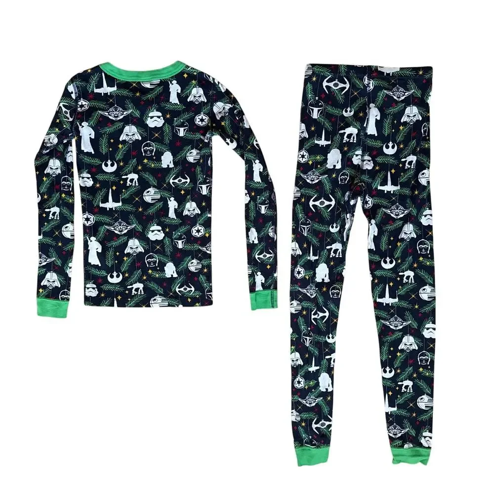 Hanna Andersson Kids Holiday Pajama Set Star Wars Size 12
